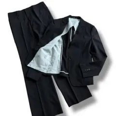 パーソンズ セットアップ ジャケット パンツ ブラック ストライプ 11号