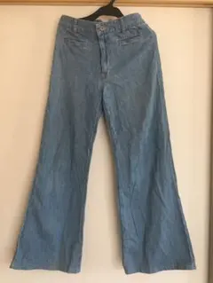 デニム ワイドパンツ バギーパンツ バナーバレット