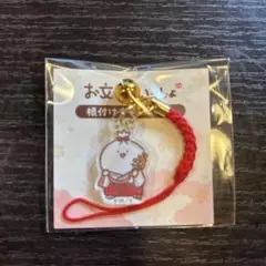 新品☆お文具といっしょ 巫女 根付けチャーム 神社仏閣と映画に