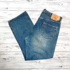 Levi's デニムパンツ 501 ブルー W92 L86 0548