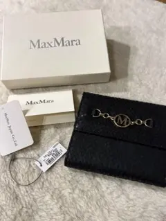新品 Max Mara マックスマーラ　折財布　ブラックのサムネイル
