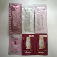 ㊳La Sana ヘアマスクシャンプートリートメントエッセンス、プリオール乳液