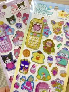 サンリオ　平成はっぴーフォン　サンリオキャラクターズ　シール　マイメロ　クロミ