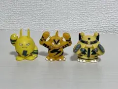 【初代】ポケモン 指人形 エレキッド エレブー エレキブル