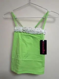【新品】PEACHERRYS タンクトップ ライムグリーンのサムネイル