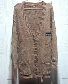 KRIZIA JEANS カーディガン ベージュ　フリーサイズ