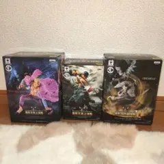 新品ワンピース造型王頂上決戦 ドフラミンゴ ゾロ クロコダイル フィギュアセット