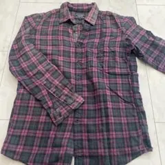 FLANNEL チェック柄フランネルシャツ Lサイズ　ユニクロ