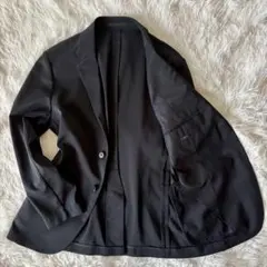 【美品】UNIQLO 感動ジャケット スリムフィット ブラック S アンコン