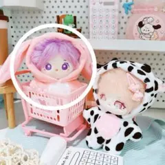 10cm ぬいぐるみ用　着ぐるみ　うさぎ