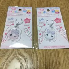ほっぺちゃん　アクリルめじるしアクセサリチャーム２個