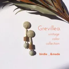 #425 ハンドメイド ピアス イヤリング ヴィンテージ風