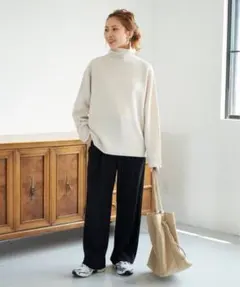 Spick&Span ウールカシミヤタートルネックプルオーバー