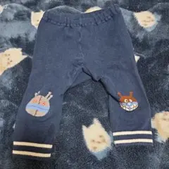 それいけ！アンパンマン　だだんだん　ネイビー　ニットズボン　90cm