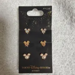 東京ディズニーリゾート イヤリング 3ペア