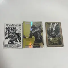 ヒロアカ　原画展　オールマイト トレカセット