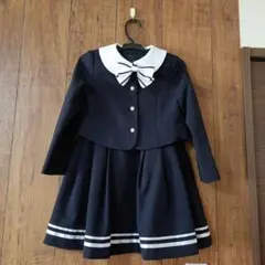 ネイビー セーラー襟 スーツ 120cm