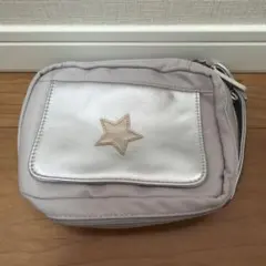 10mois おむつポーチ スター 星柄 グレーのサムネイル