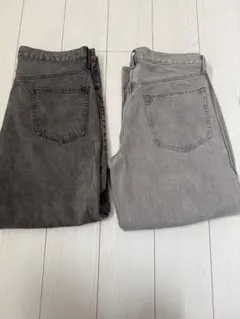 guバギージーンズ2点セットお得　10%値下げ