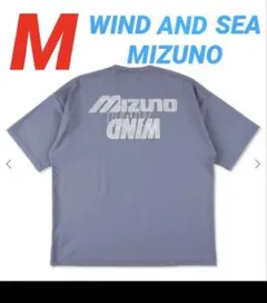 新品L黒ミズノWIND AND SEA コラボTシャツLoose Fit Tee - メルカリ