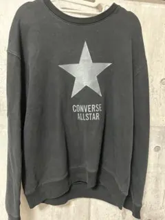 CONVERSE ブラック トレーナー Lサイズのサムネイル
