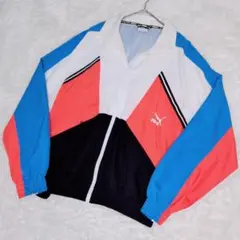 美品 PUMA プーマ ナイロン ジャケット ウインドブレーカー トラック 切替
