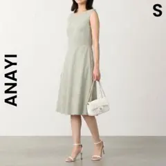 【ANAYI】アナイ 36 S ワンピース ノースリーブワンピース 日本製