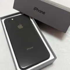 【初期化済】iPhone8 スペースグレイ 本体 64GB【付属品あり】