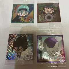 ドラゴンボールシールセット/ベジット/フリーザ/超17号/ブルマ