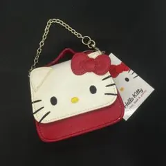 ハローキティ ミニバッグ チェーン付き 新品未使用タグ付き 小物ケース
