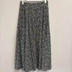 StudioCLIP 花柄ロングスカート M