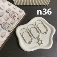 大きめ可愛い ペーパークリップ バインダー貯金 saving n36