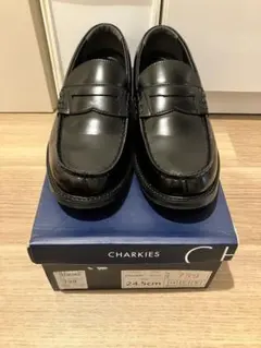CHARKIES ローファー ブラック 24.5cmのサムネイル