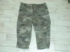 107002　アヴィレックス　ハーフカーゴパンツ　カモフラ　Sのサムネイル