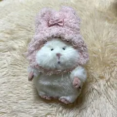 はむにぎり　被り物　うさぎ　リボン