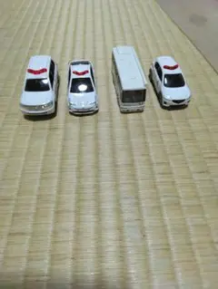 トミカNO.58トヨタクラウンパトロールカー4台(警視庁大阪北海道福岡