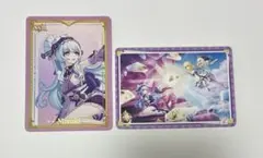 原神　流光行記 夢見月瑞希 SSR R カード2枚セット