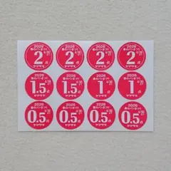 ヤマザキ 春のパンまつり 2026 点数シール 15点分