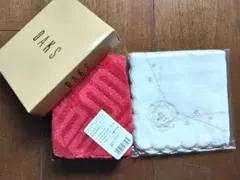 タオルハンカチ　2枚セット　est DAKS 新品未使用のサムネイル
