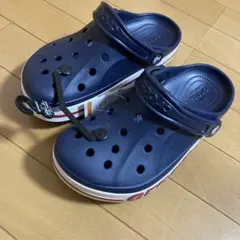 シバ様専用　未使用タグ付き　正規　Crocs ネイビー クロッグサンダル
