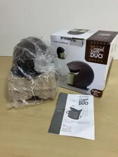 【新品未使用】レコルト Grand KAFFE DUO ブラウン GKD-1のサムネイル