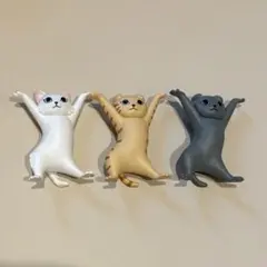 猫のフィギュア 3体セット
