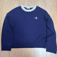 OH JIN HO カフェノワール刺繍ニットトレーナー