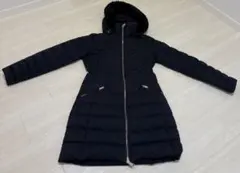 TOMMY HILFIGER ロングダウンジャケット ネイビー S レディース