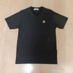STONE ISLAND Vネック 半袖Tシャツ ブラックのサムネイル