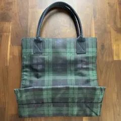 伊勢丹タータン チェック トートバッグ