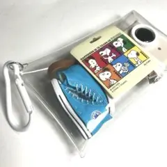 ガチャ詰めポーチ ★コンバース・カメラ・スヌーピーチャーム