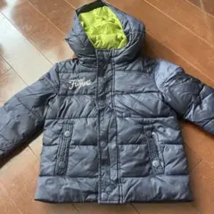 トミーヒルフィガー コート ネイビー/グリーン　92