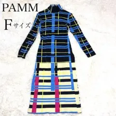 新品タグ付✨】PAMEO POSE グリーン チェック ニットフーディ F - メルカリ