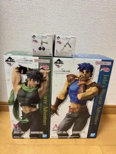 一番くじ ジョジョの奇妙な冒険 A賞 B賞 フィギュア I賞ミニチュアチャーム